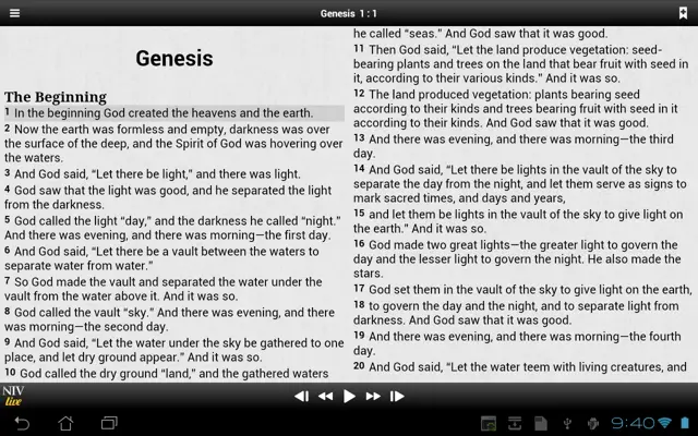 Bible android App screenshot 9