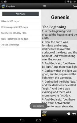 Bible android App screenshot 1