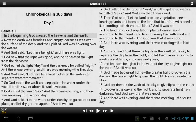 Bible android App screenshot 5