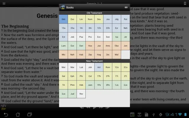 Bible android App screenshot 8